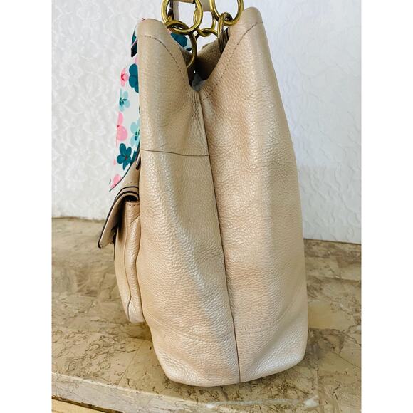 Coach penelope F18890 pearl pebble Leather large Satchel BAG PURSE shoulder bag - Picture 5 of 7